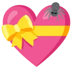 cuore con fiocco + ragno