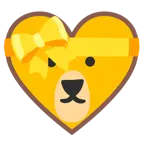 cuore con fiocco + leone