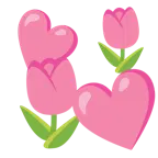 cuori che girano + tulipano