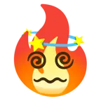 stella con scia + fuoco
