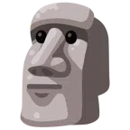 Statue + neutrales Gesicht