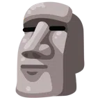 moai + twarz bez wyrazu