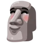 moai + uśmiechnięta twarz