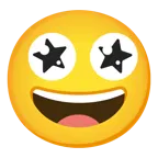 grinning face + star-struck