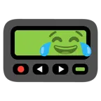 기쁨의 눈물을 흘리는 얼굴 + 삐삐