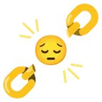 faccina pensierosa + catene