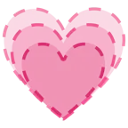 faccina tratteggiata + cuore che cresce