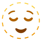 faccina tratteggiata + faccina sollevata