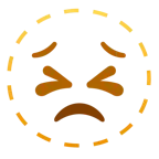 faccina tratteggiata + faccina perseverante
