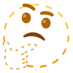 faccina tratteggiata + faccina concentrata