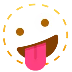 faccina tratteggiata + faccina impazzita